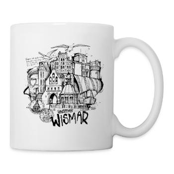 Hanseatic City of Wismar - Mug - white - Right