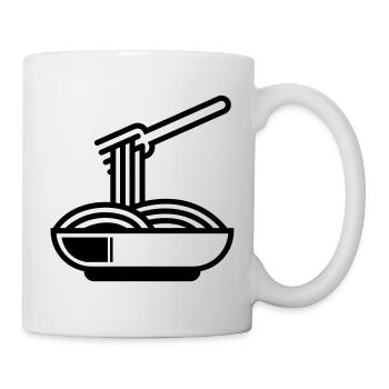 Spaghetti symbol - Tasse - Weiß - Rechts