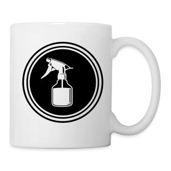 Icône Coiffeur - Mug blanc - blanc - Droite