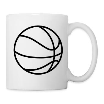 Basket-ball - Mug blanc - blanc - Droite