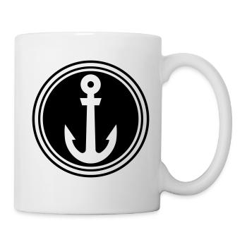 Anker - Tasse - Weiß - Rechts