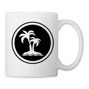 palm island symbol - Mug - white - Right