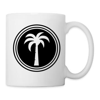 symbole de la paume - Mug blanc - blanc - Droite