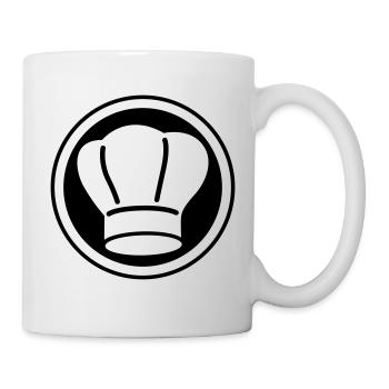 Cercle du chapeau de chef - Mug blanc - blanc - Droite