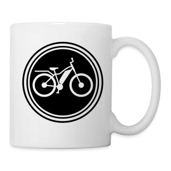 ebike fahrrad - Tasse - Weiß - Rechts