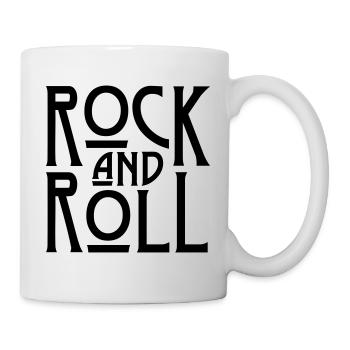 Rock and Roll / Changement de couleur - Mug blanc - blanc - Droite