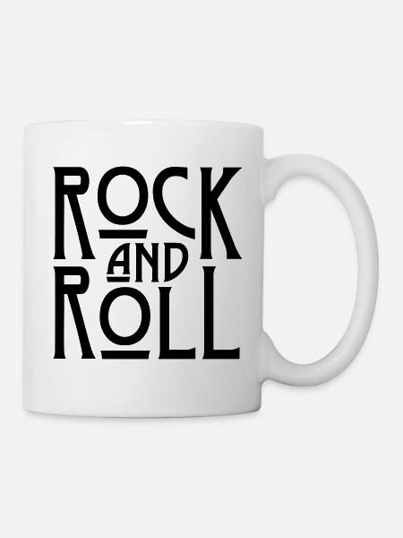 Rock and Roll / Farbwechsel - Tasse - Weiß
