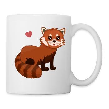 Roter Panda Panda Roux - Mug blanc - blanc - Droite