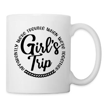 Voyage de fille Cool Girls Voyage Week-end Cadeau de vacances - Mug blanc - blanc - Droite