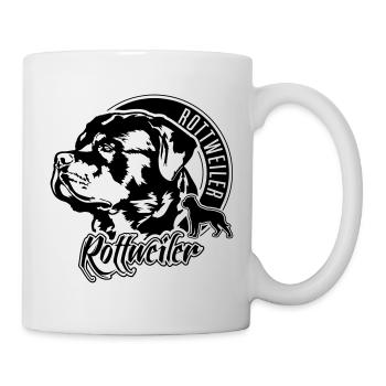 ROTTWEILER Portrait de chien IGP Chiens de sport - Mug blanc - blanc - Droite
