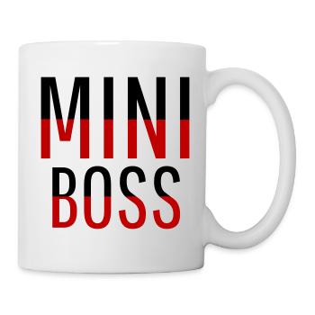 Boss Kleiner Chef Baby Kinder - Tasse - Weiß - Rechts