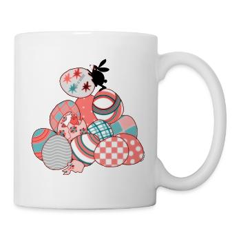 Der Osterhase - Tasse - Weiß - Rechts