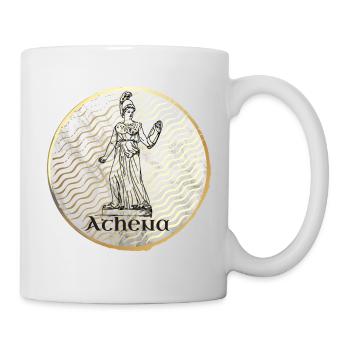 Athena Goddess Greek Mythology - Mug - white - Right