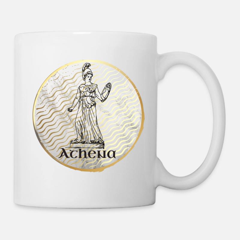 Athena Goddess Greek Mythology - Mug - white