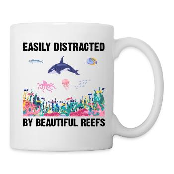 Récifs Océan Mer Biologiste Marin Plongeur Plongeurs - Mug blanc - blanc - Droite