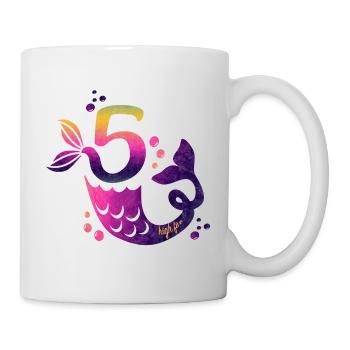 5th Birthday Mermaid - Mug - white - Right