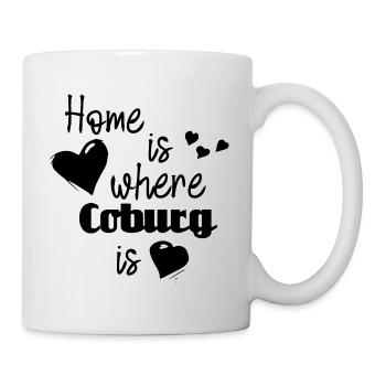 Zuhause in Coburg - Home is where Coburg is - Tasse - Weiß - Rechts