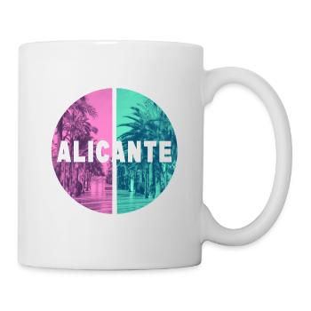 Alicante Espagne Ville Skyline Accueil Amour - Mug blanc - blanc - Droite