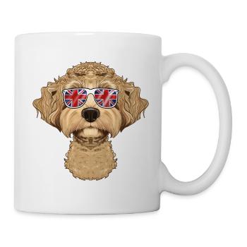 Labaradoodle UK Sunglasses I English Flag I Union - Tasse - Weiß - Rechts