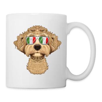 Labaradoodle Italy Sunglasses I Italian Flag - Tasse - Weiß - Rechts