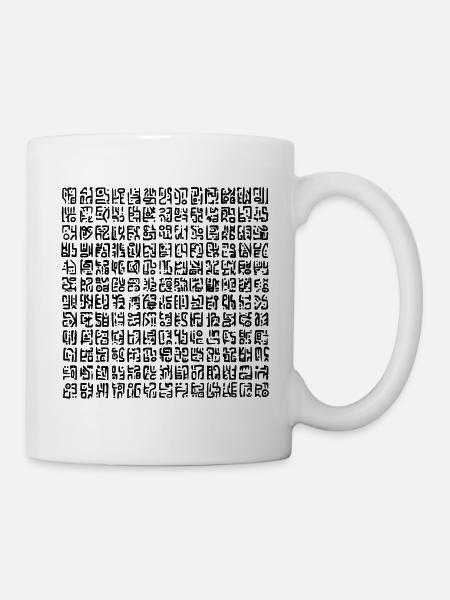Glyphs - Mug - white