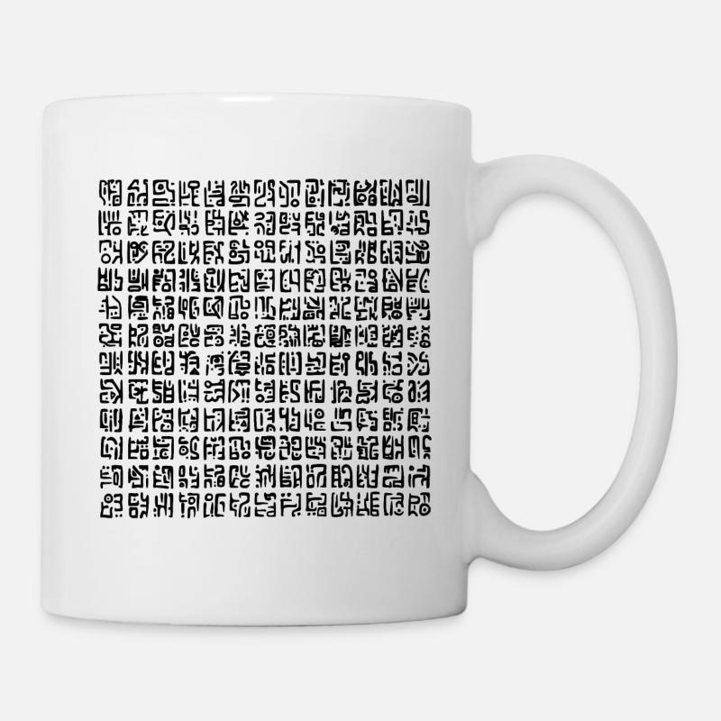 Glyphs - Mug - white