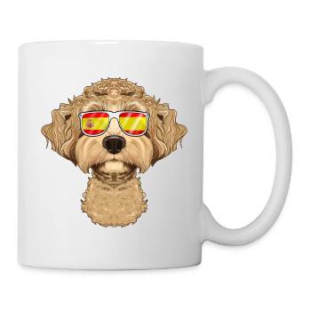 Labaradoodle I Spain Sunglasses I Spanish Flag - Tasse - Weiß - Rechts