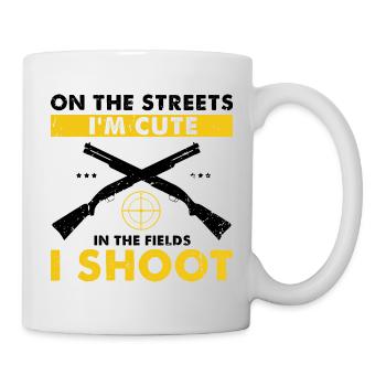 Chasse au canard Chasse au canard Chasseur de canard Chasseur de canard Conception - Mug blanc - blanc - Droite