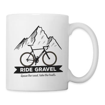 Ride Gravel Bike for Cyclocross and Bikepacking - Mug - white - Right