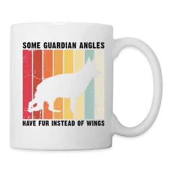 Design Deutscher Schäferhund Polizei Design - Tasse - Weiß - Rechts