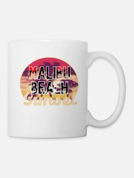 Malibu Beach - Mug blanc - blanc