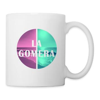 La Gomera Sommer Sonne Strand Meer Palmen Urlaub - Tasse - Weiß - Rechts