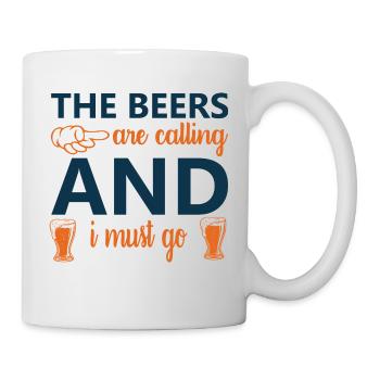 Beer is calling - Mug - white - Right