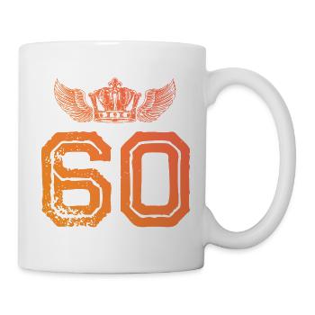 60 Number crown - Mug - white - Right