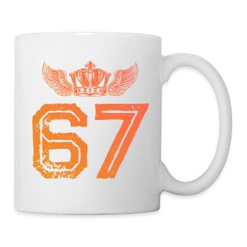 67 Number crown - Mug - white - Right
