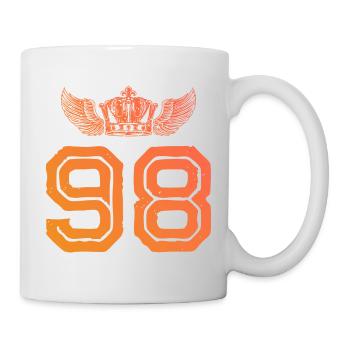 98 Number crown - Mug - white - Right