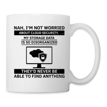 Cyber Security Design für IT Sicherheit und Hacker - Tasse - Weiß - Rechts