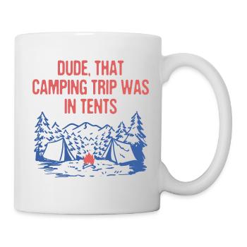 Mec que le voyage de camping Camper Friends Camp Buddy - Mug blanc - blanc - Droite