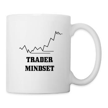 Denkweise des Traders - Tasse - Weiß - Rechts