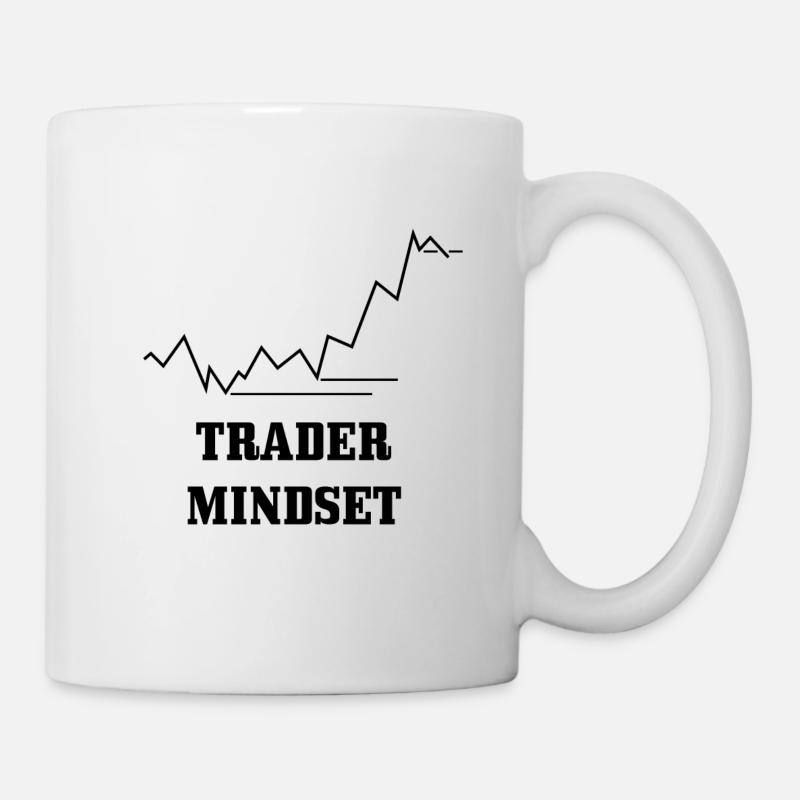 Denkweise des Traders - Tasse - Weiß
