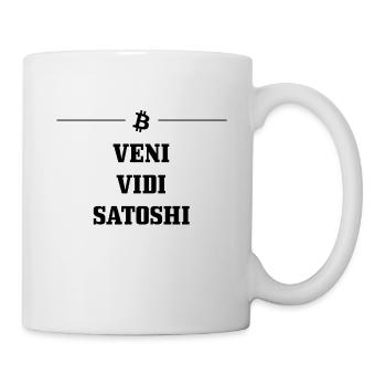 VENI VIDI SATOSHI - Tasse - Weiß - Rechts