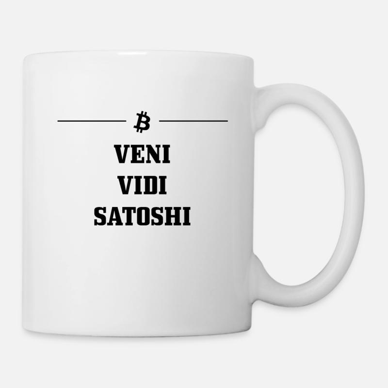 VENI VIDI SATOSHI - Mug blanc - blanc