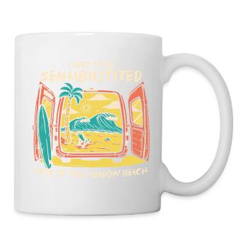 I Need To Be Seahabilitated Head of the Meadow - Tasse - Weiß - Rechts