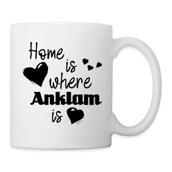 Zuhause in Anklam - Home is where Anklam is - Tasse - Weiß - Rechts