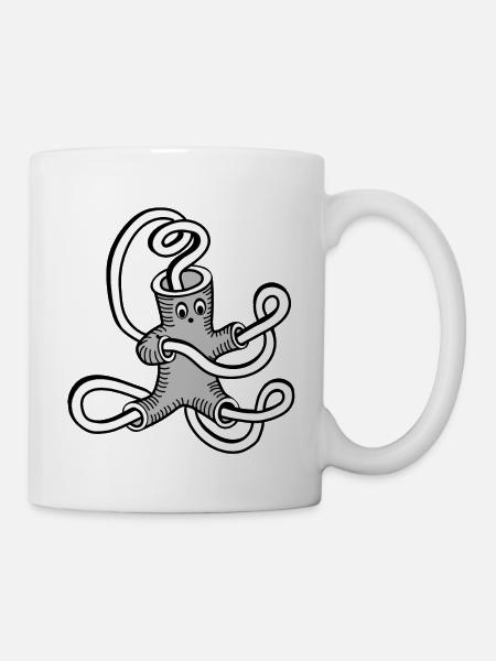 tubes - Mug blanc - blanc