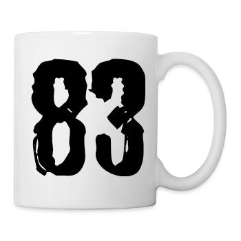 83 number jersey - Mug - white - Right
