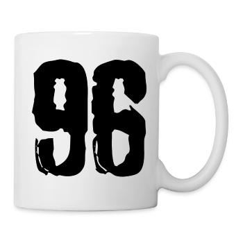 96 number jersey - Mug - white - Right