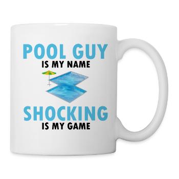 Lifeguard Designs for Pool Technicians - Mug - white - Right