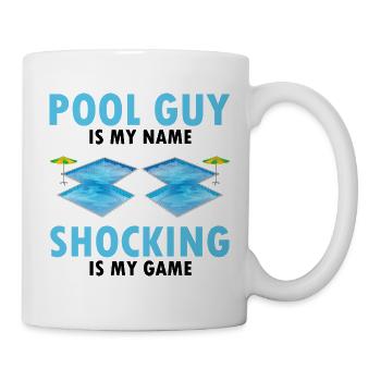 Lifeguard Designs for Pool Technicians - Mug - white - Right