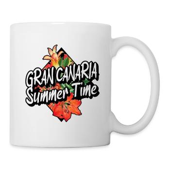 Gran Canaria Summer Sun Beach Sea Palm Trees - Mug - white - Right